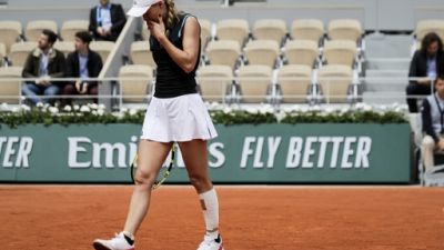 Roland-Garros: Wozniacki tombe d'entrée