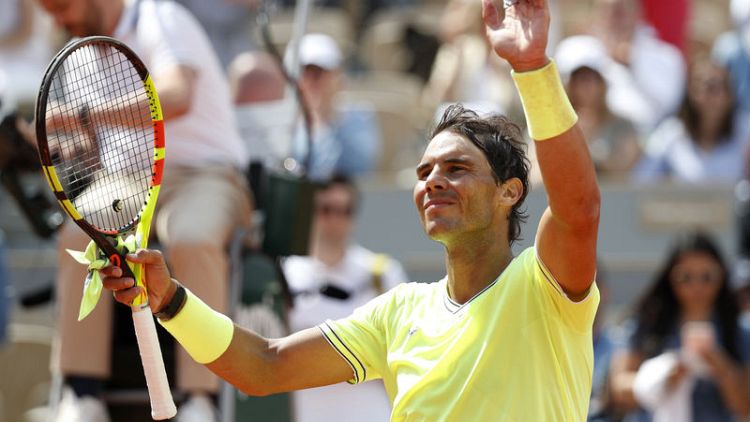 Nadal back to his old merciless self on new French Open centre court