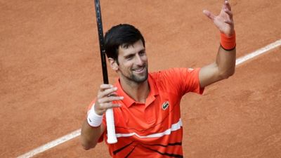 Roland-Garros: Djokovic solide, au 2e tour