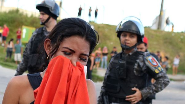 At least 40 inmates strangled to death in Amazon prison gang clashes At least 40 inmates strangled to death in Amazon prison gang clashes