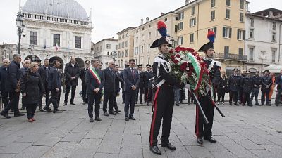 Piazza Loggia: commemorazione a Brescia Piazza Loggia: commemorazione a Brescia