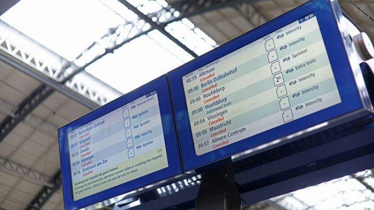 Amsterdam flights disrupted by public transport strike