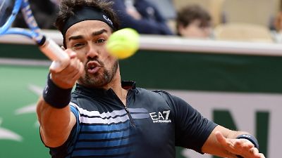 Tennis: Fognini batte Seppi a Parigi Tennis: Fognini batte Seppi a Parigi