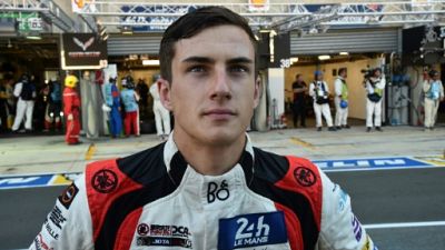 Le Français Thomas Laurent aux 24H du Mans le 18 juin 2017