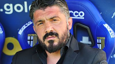 AC Milan coach Gattuso leaves after missing Champions League