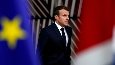 Le président français Emmanuel Macron, le 28 mai 2019 à Bruxelles