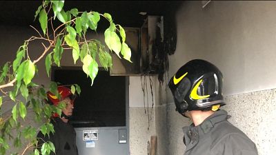 Incendio in condominio, forse fulmine Incendio in condominio, forse fulmine