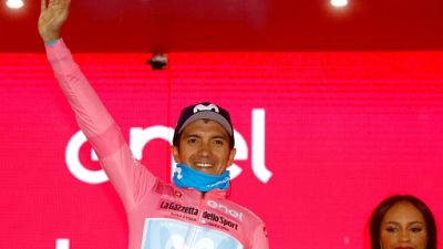 Tour d'Italie: "Nibali est le principal rival", estime Carapaz