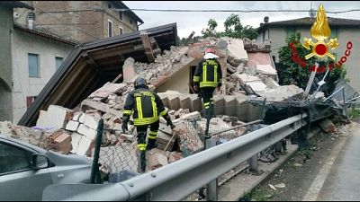 Palazzina esplode, un ferito grave Palazzina esplode, un ferito grave