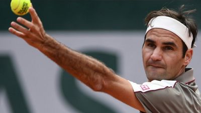 Le Suisse Roger Federer lors du tournoi de Roland-Garros le 27 mai 2019