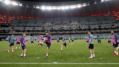 Europa League: incidenti a Baku,2 feriti Europa League: incidenti a Baku,2 feriti