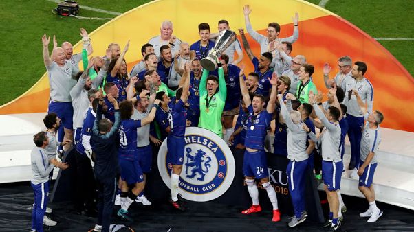 تشيلسي يقسو على أرسنال 4-1 ويتوج بلقب الدوري الأوروبي تشيلسي يقسو على أرسنال 4-1 ويتوج بلقب الدوري الأوروبي
