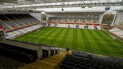 Vue du stade Bollaert-Delelis de Lens prise le 2 février 2016 Vue du stade Bollaert-Delelis de Lens prise le 2 février 2016