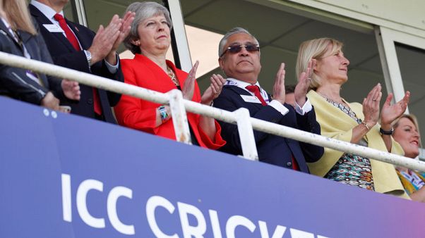 Free from Brexit burden, PM Theresa May heads to the cricket Free from Brexit burden, PM Theresa May heads to the cricket