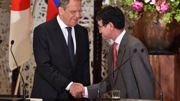 Japan says Russia supports its plan to help ease U.S.-Iran tensions Japan says Russia supports its plan to help ease U.S.-Iran tensions