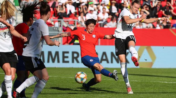 Germany beat Chile 2-0 in final women's World Cup warmup Germany beat Chile 2-0 in final women's World Cup warmup