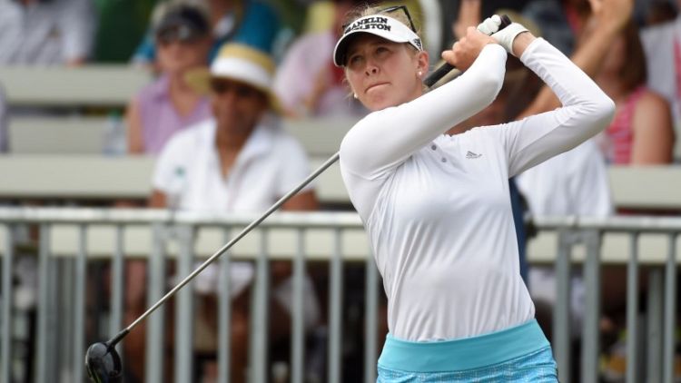 Jessica Korda sets clubhouse pace at U.S. Women's Open