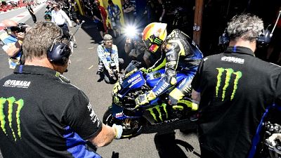 Moto: Mugello, Rossi eliminato in Q1 Moto: Mugello, Rossi eliminato in Q1