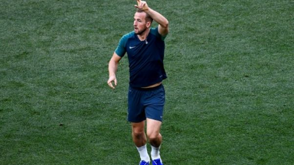 Le joueur de Tottenham Harry Kane à l'entraînement à Madrid le 31 mai 2019 Le joueur de Tottenham Harry Kane à l'entraînement à Madrid le 31 mai 2019