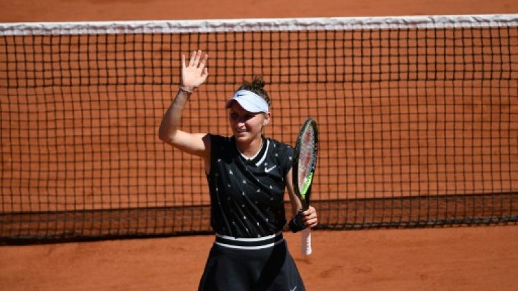 Roland-Garros: premier quart pour la jeune Vondrousova