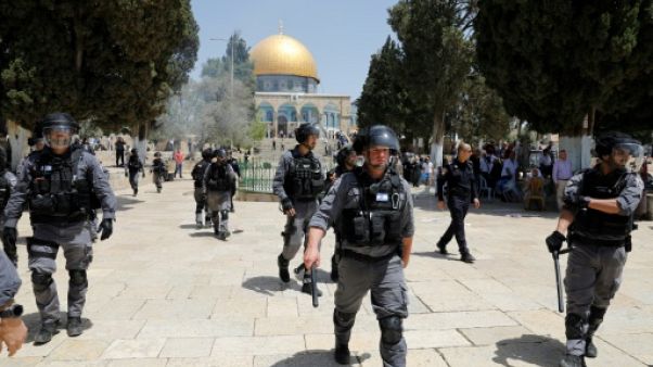 Jérusalem: heurts sur l'esplanade des Mosquées après la visite de nationalistes juifs Jérusalem: heurts sur l'esplanade des Mosquées après la visite de nationalistes juifs