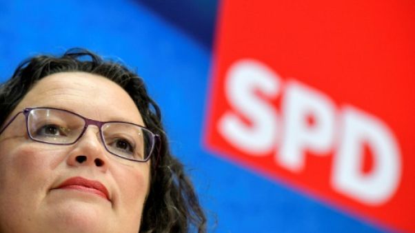 Le gouvernement Merkel dans la tourmente après la démission de la cheffe du SPD Le gouvernement Merkel dans la tourmente après la démission de la cheffe du SPD