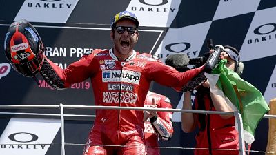 Moto:Terni,è festa per vittoria Petrucci Moto:Terni,è festa per vittoria Petrucci