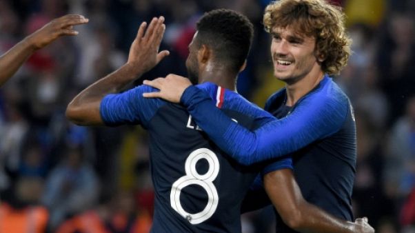 Bleus: Lemar et Griezmann, complicité d'ex-coéquipiers Bleus: Lemar et Griezmann, complicité d'ex-coéquipiers
