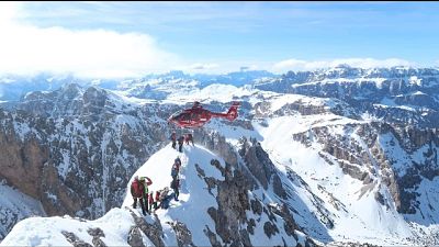 Esercitazione Aiut Alpin sulle Dolomiti Esercitazione Aiut Alpin sulle Dolomiti