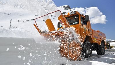 12 mt neve, riapre colle G. S. Bernardo 12 mt neve, riapre colle G. S. Bernardo