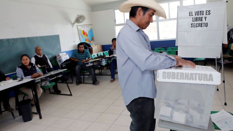 Mexican ruling party wins two state governorships in elections