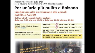Bolzano bandisce auto euro3 diesel Bolzano bandisce auto euro3 diesel