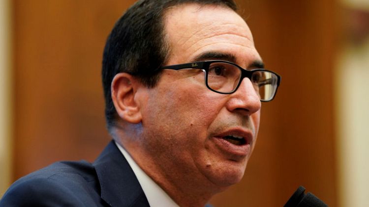 U.S.' Mnuchin to meet with Chinese central banker at G20 finance gathering