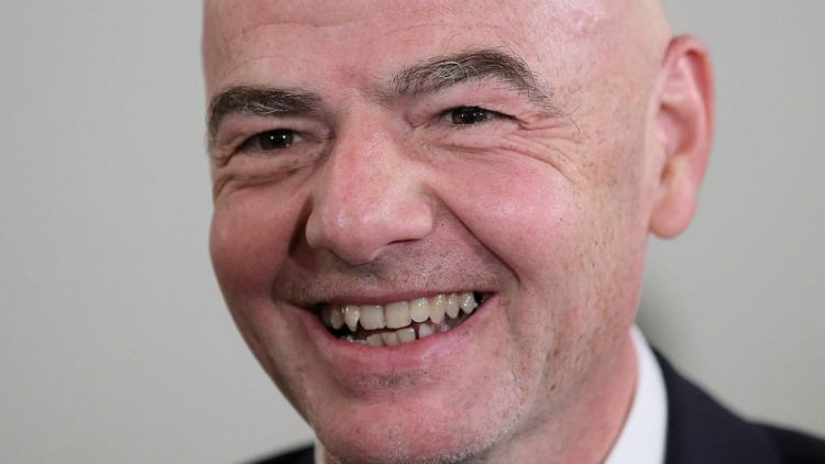 Infantino re-elected FIFA president unopposed at Paris congress