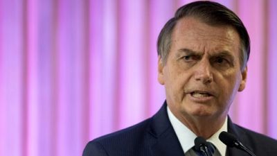 Le président du Brésil Jair Bolsonaro à Rio de Janeiro le 20 mai 2019 Le président du Brésil Jair Bolsonaro à Rio de Janeiro le 20 mai 2019