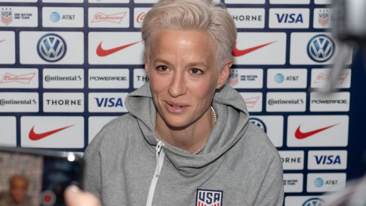 France are the World Cup favourites, says U.S. captain Rapinoe