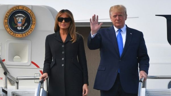 Trump en Normandie pour célébrer le D-Day avec Macron Trump en Normandie pour célébrer le D-Day avec Macron