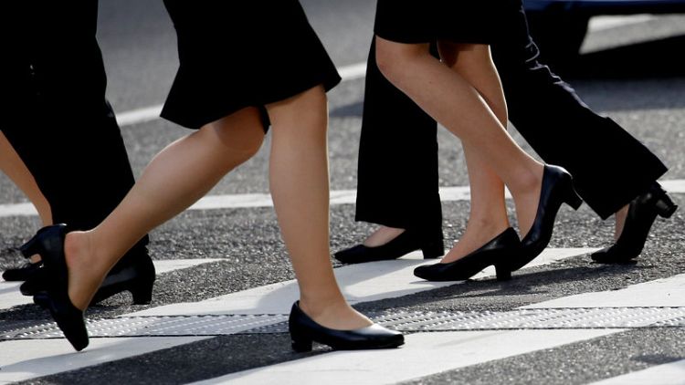 Japanese minister responds to #KuToo campaign by saying high heels 'appropriate'