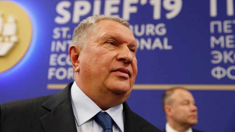 Rosneft CEO accuses U.S. of using energy as a political weapon