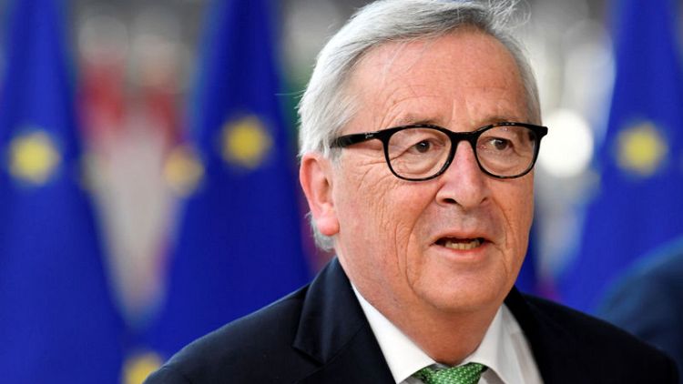 EU's Juncker says "highly concerned" over U.S.-China trade conflict