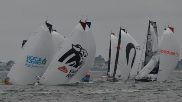 Solitaire du Figaro: Richomme vainqueur d'une 1re étape épique Solitaire du Figaro: Richomme vainqueur d'une 1re étape épique