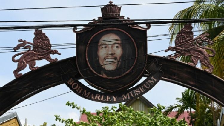 L'entrée du musée Bob Marley Museum à Kingston, le 17 mai 2019