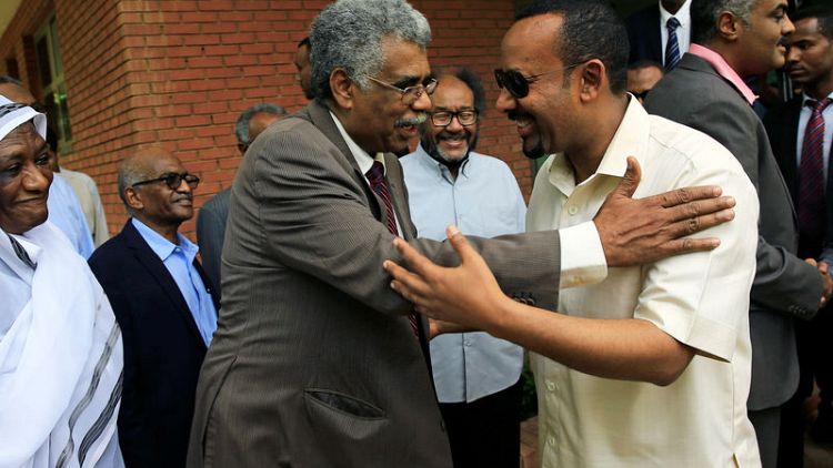 رئيس وزراء إثيوبيا يجتمع مع أعضاء في تحالف المعارضة السوداني