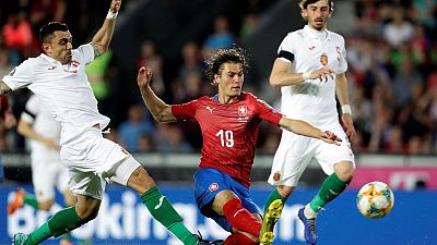 Schick double helps Czechs fight back to beat Bulgaria 2-1 Schick double helps Czechs fight back to beat Bulgaria 2-1