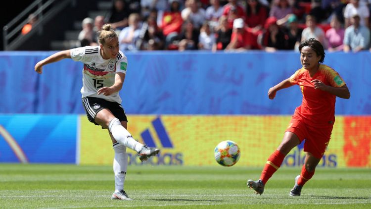 Gwinn wins it as Germany beat China 1-0 in their World Cup opener