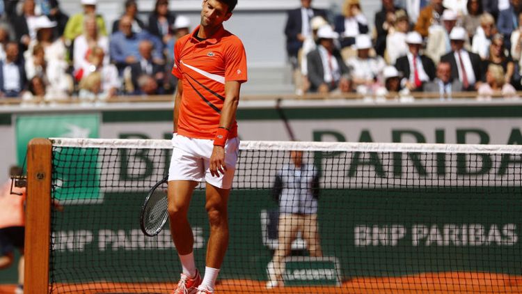 Djokovic angry about weather as his hopes are blown out