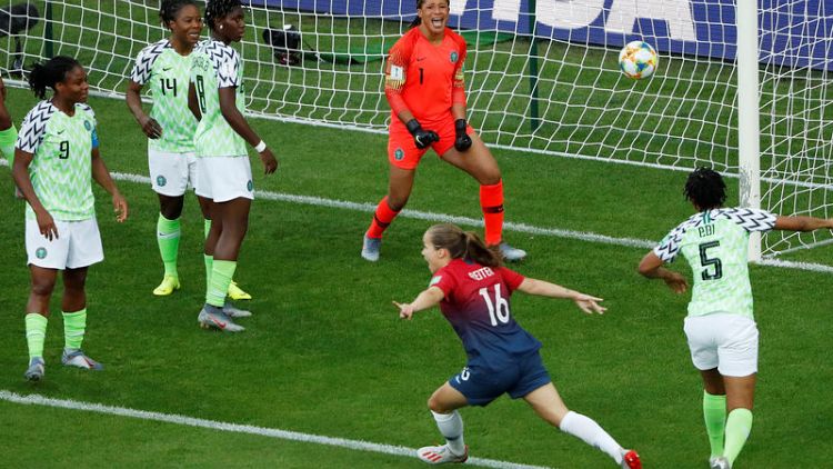 Soccer: Hegerberg-less Norway canter past Nigeria