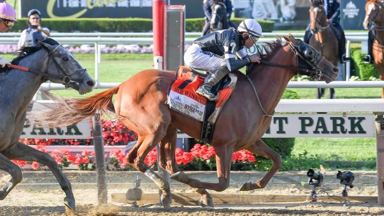 Horse racing: Sir Winston wins 151st Belmont Stakes in upset