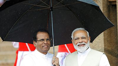 India's Modi visits bombed Sri Lanka church, vows support after attacks India's Modi visits bombed Sri Lanka church, vows support after attacks