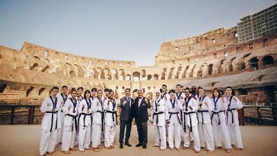 Taekwondo: show azzurri al Foro Italico
